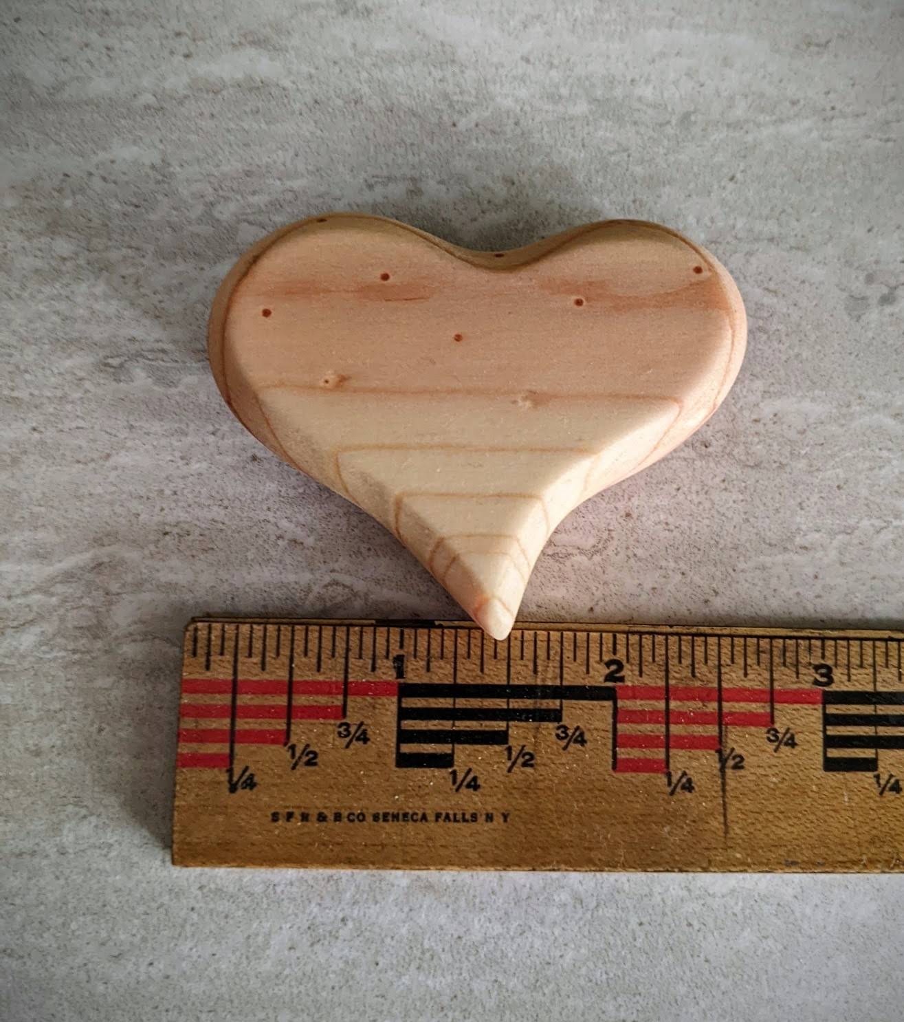 One-Of-A-Kind Special / Pith Heart - by Lillie Stones